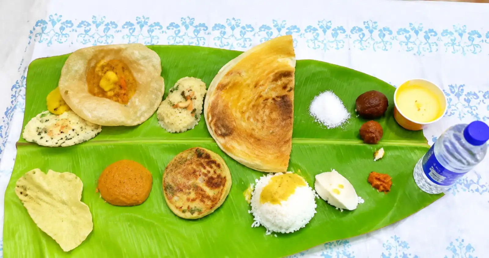 Indian breakfast dishes for a traditional vegetarian catering menu