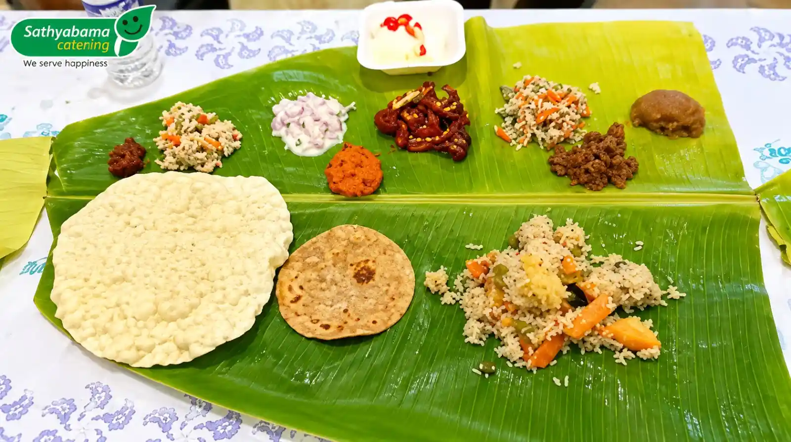 Variety of prepared dishes for a special event menu