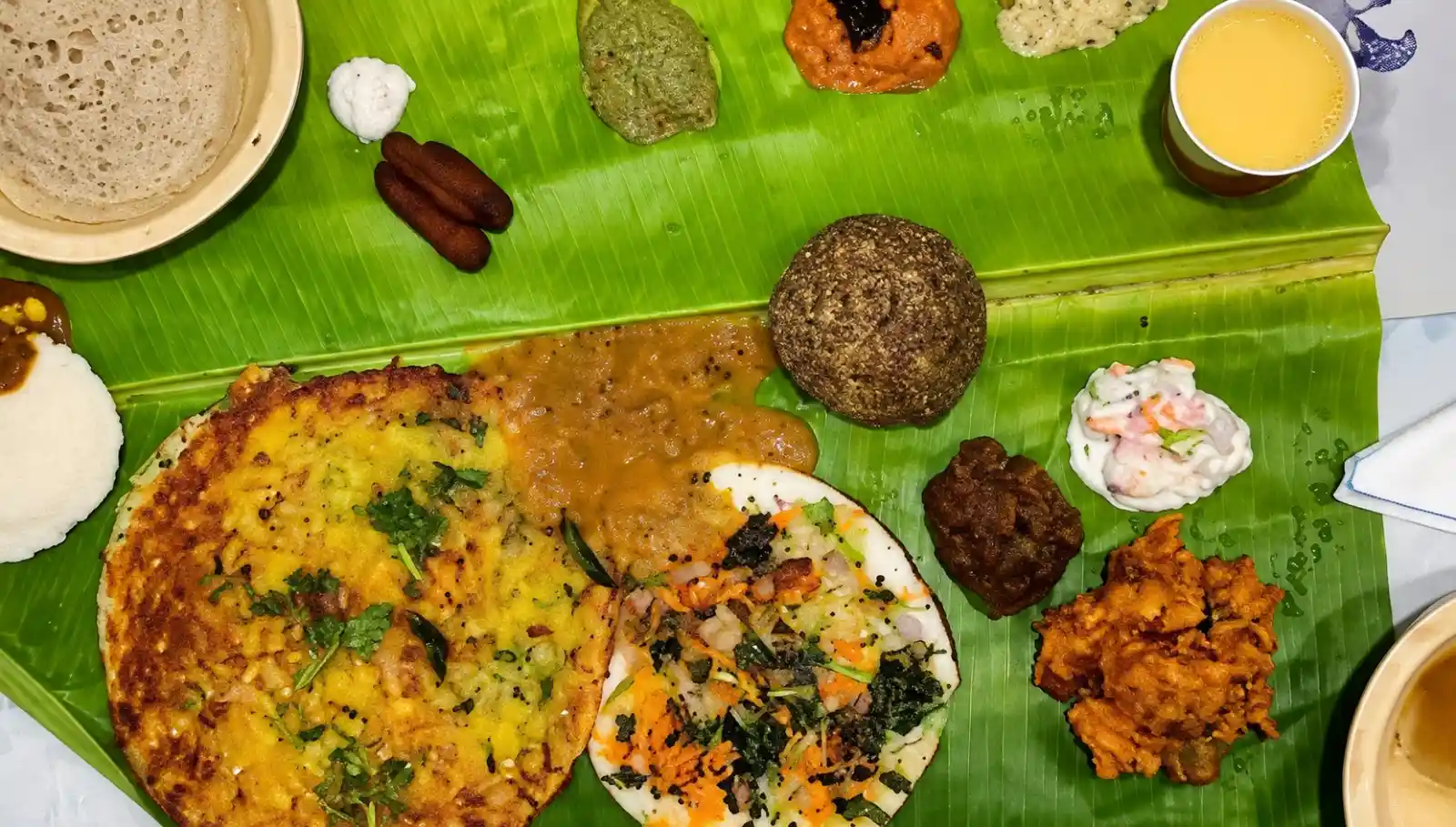 Indian vegetarian dinner dishes for event catering